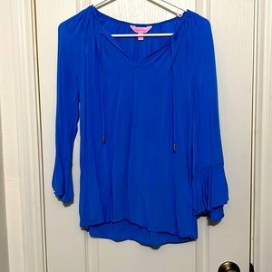 Lilly Pulitzer Willa Flounce Sleeve Top